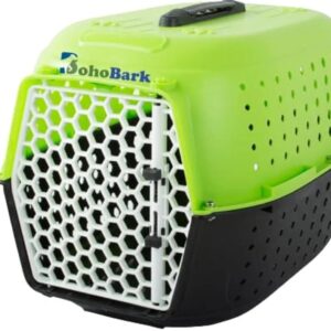 Portable plastic pet travel carrier cage for cats rabbits and guinea pigs at Chirps and Whistle Pet Shop in Sector 109 Gurugram near Dwarka Expressway.