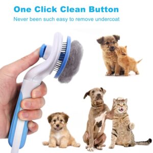 Cat Grooming Brush, Pets Slicker Brushes Dogs Self Clean Brush Hair Grooming Brush for Pet Dog & Cat