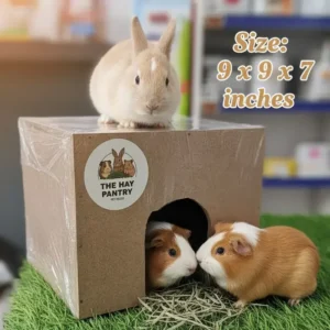 Warm & Cost Wooden Houses For Guinea Pigs, Rabbits, Hamsters Etc.